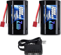 Thumbnail for Li-Ion Battery (JST red Connector) 2s 7.4V 1200 mAh Huina 1592/1593