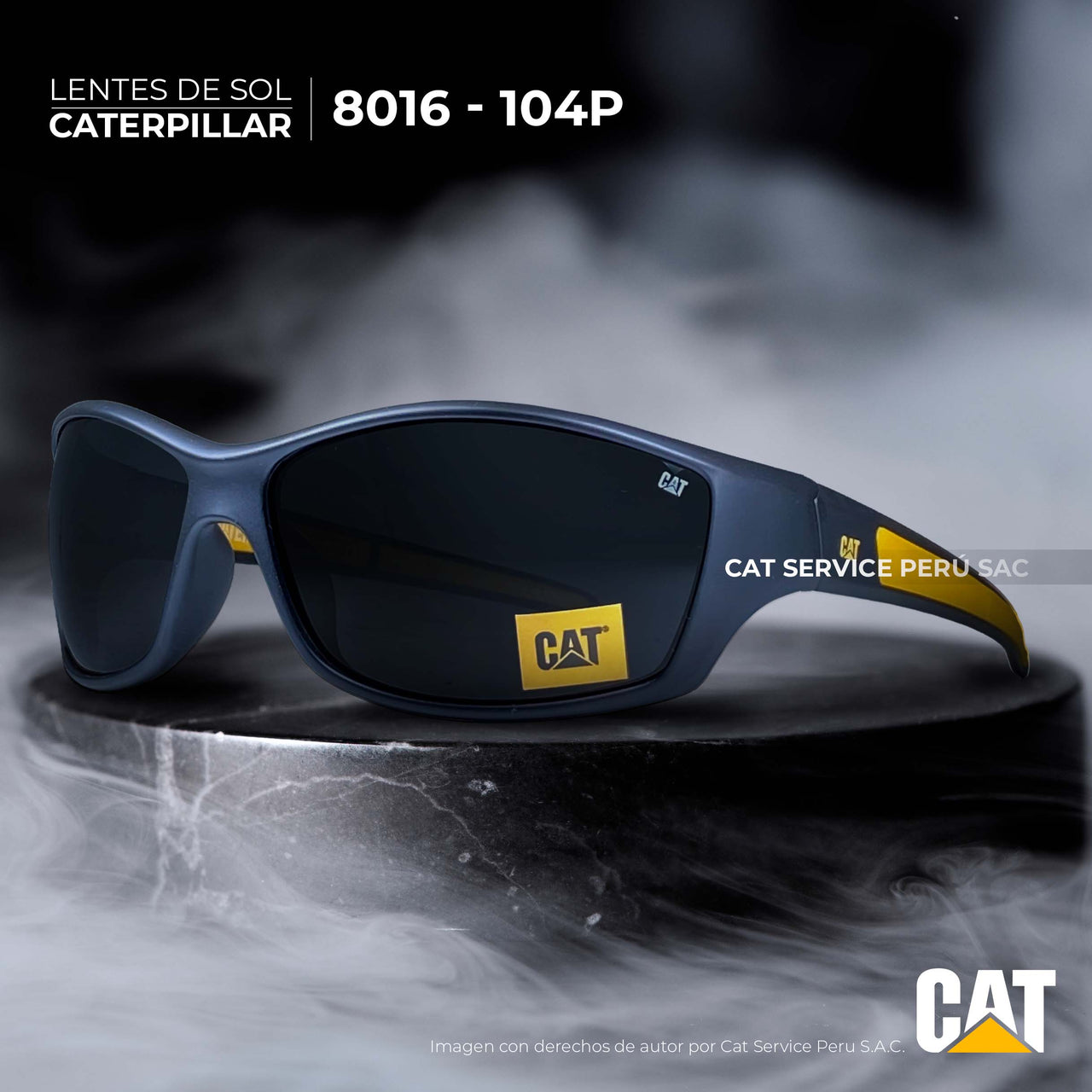Lentes De Sol  CTS-8016-104P Lunas Grises Polarizadas