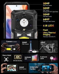 Thumbnail for Smartphone Ulefone 29 PRO Cámara Térmica Android 15 21200mAh 32GB Ram