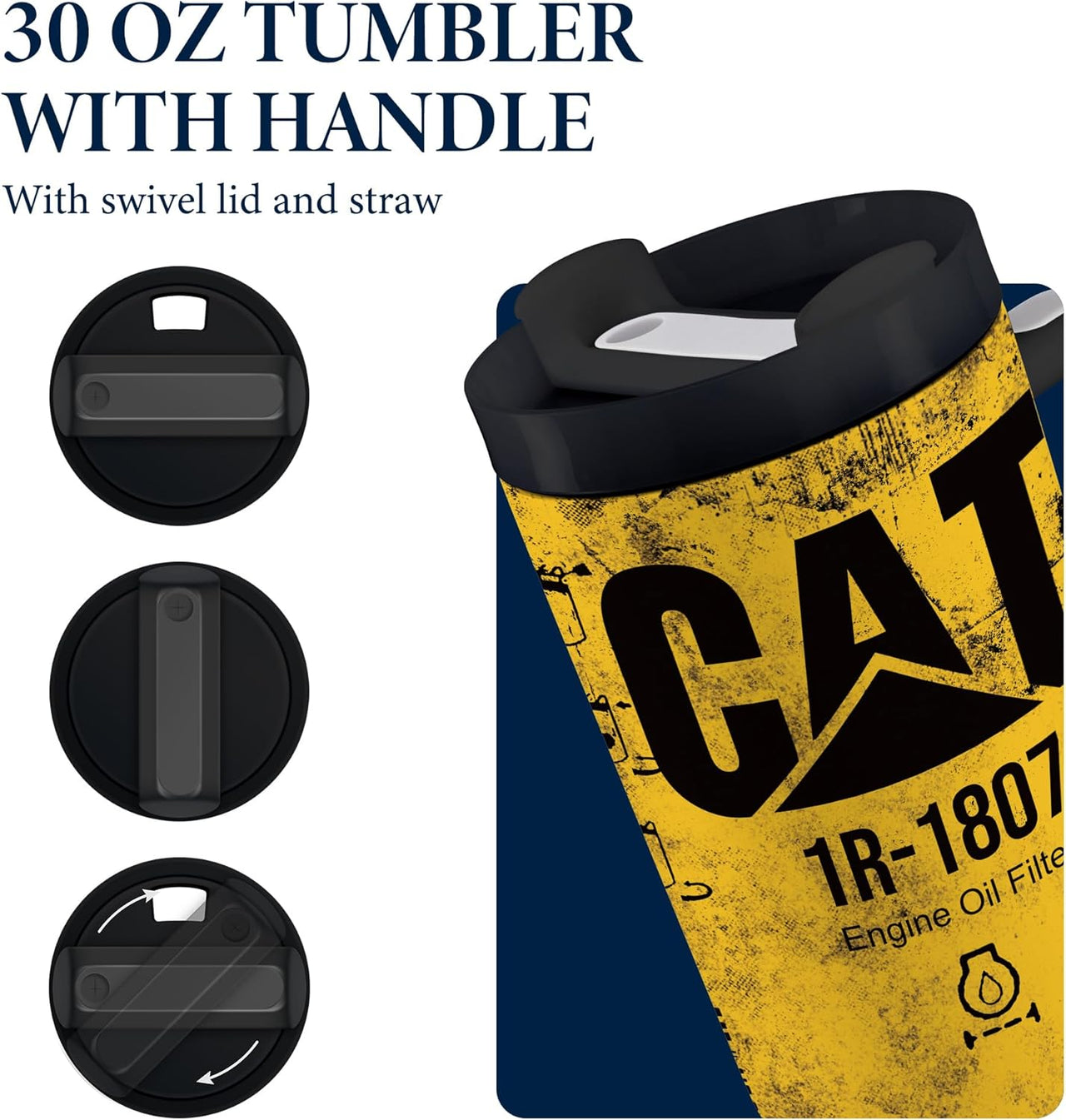 Vaso Tipo Filtro De Aceite Caterpillar 1R-1807