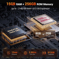 Thumbnail for Smartphone Fossibot F106PRO 8GB De Ram + 256GB Almacenamiento Android 14