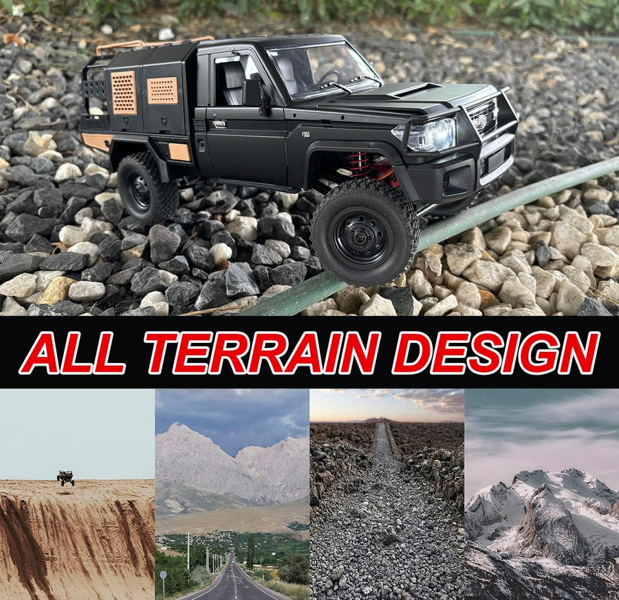 Auto Toyota Land Cruiser Pickup 4X4 A Control Remoto Escala 1:12