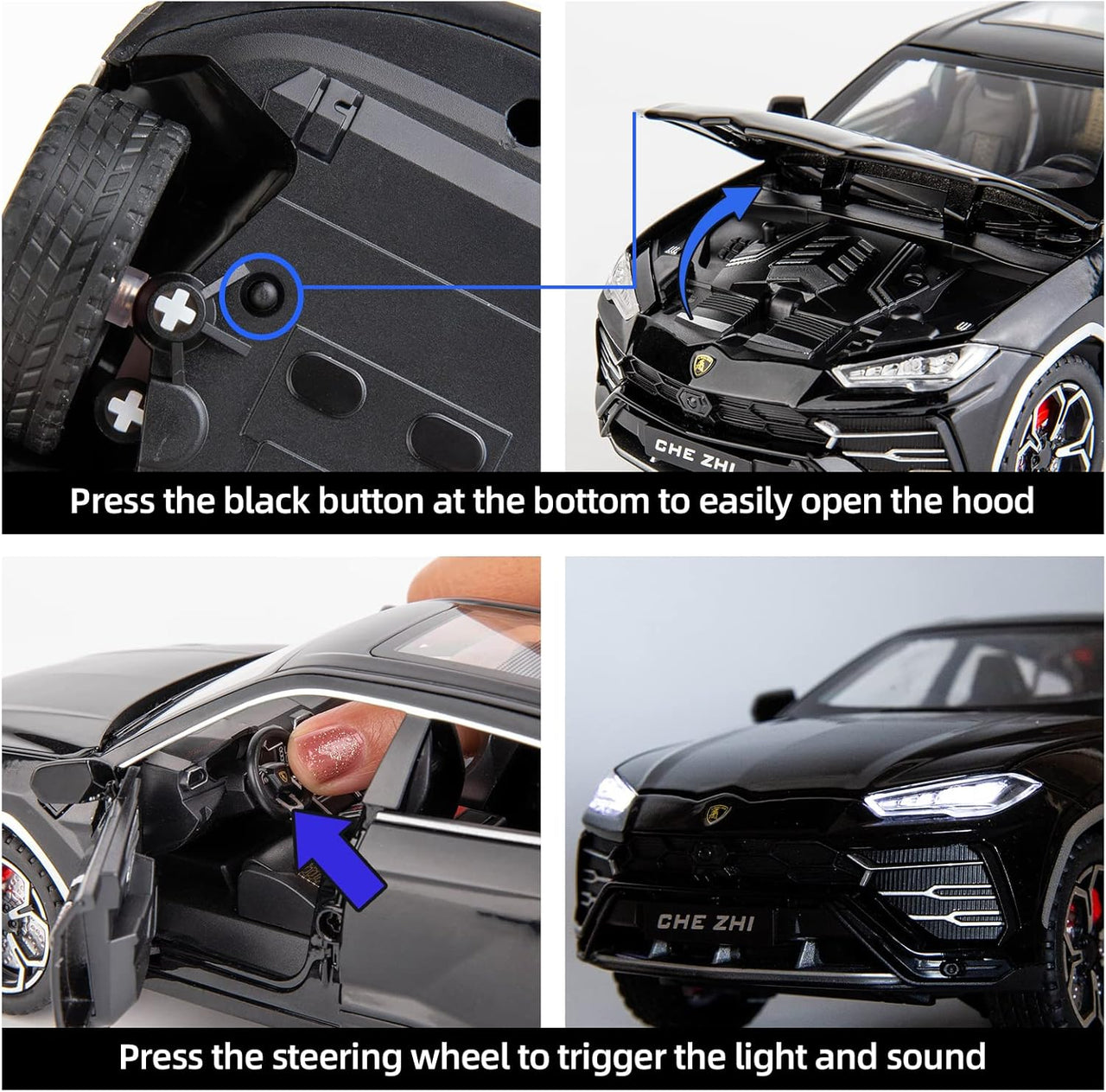 Auto Lamborghini Urus Escala 1:24