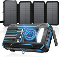 Thumbnail for Cargador Portátil Solar 48000mAh 4 Paneles Solares Carga Rápida