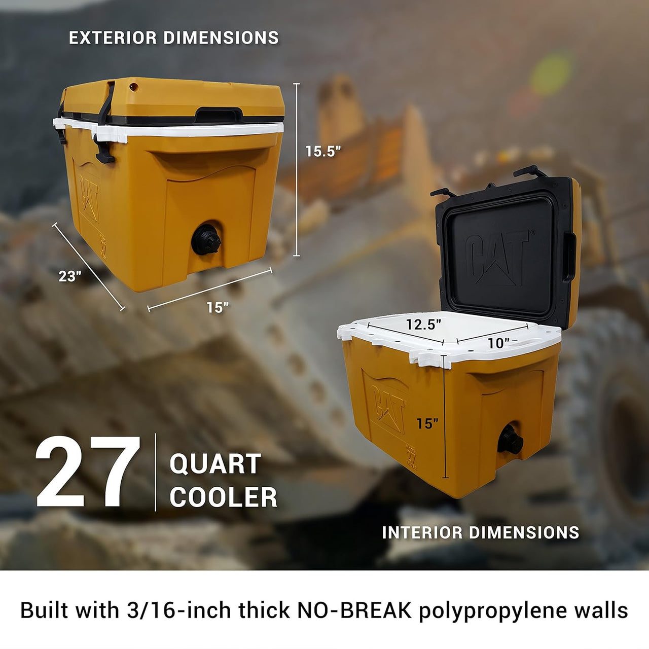 Cooler ® Yellow 55 Quart