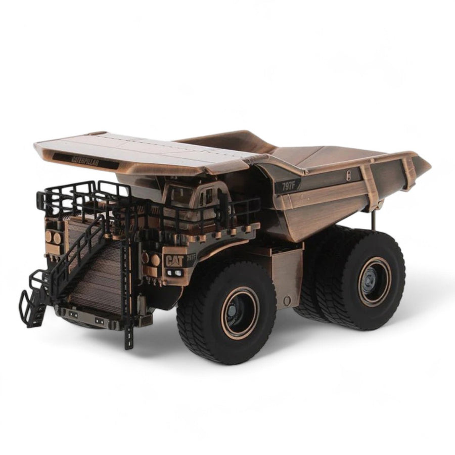 Camión Minero Caterpillar 797F Escala 1:125 Bañado En Cobre (Modelo Descontinuado)