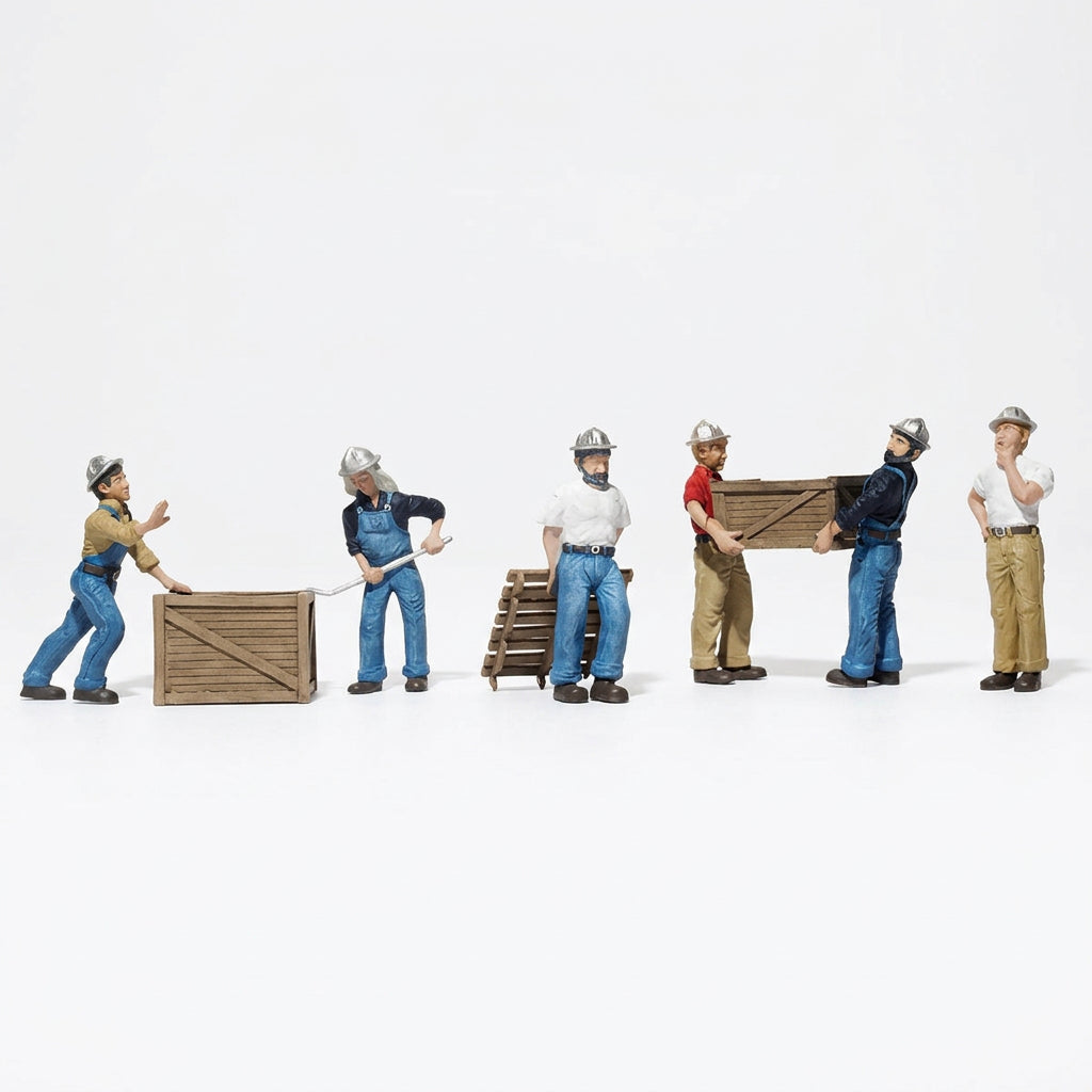 Trabajadores + Accesorios Escala 1:87