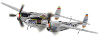 Thumbnail for Avión Militar Lockheed P-38L Lightning Escala 1:72 (Modelo Descontinuado)