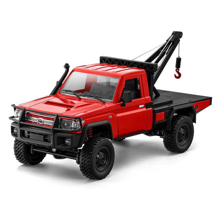 Auto Grúa Toyota Land Cruiser LC79 Pickup A Control Remoto Escala 1:12