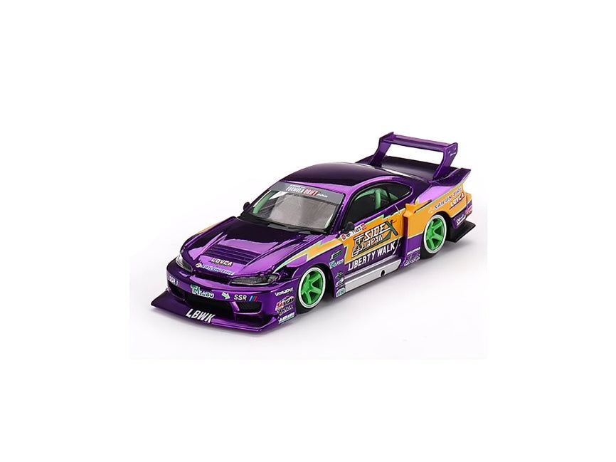 Nissan S15 Silvia Super Silhouette #555 Drift Japan #576 1:64 Scale Exclusive Edition