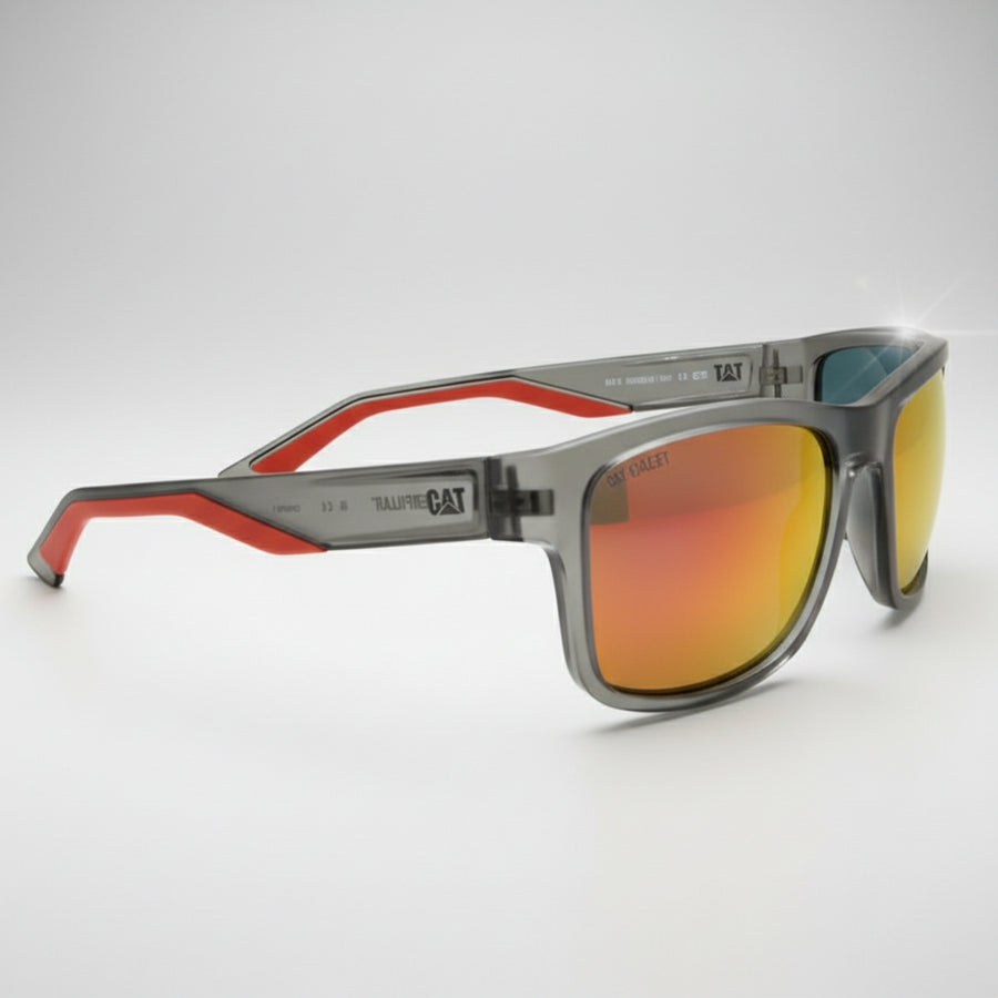 Lentes De Sol Caterpillar CTS-8021-108P Lunas Rojas Polarizadas