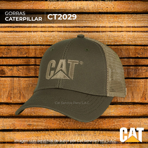 Gorra  Olive Green With Overlay Mesh