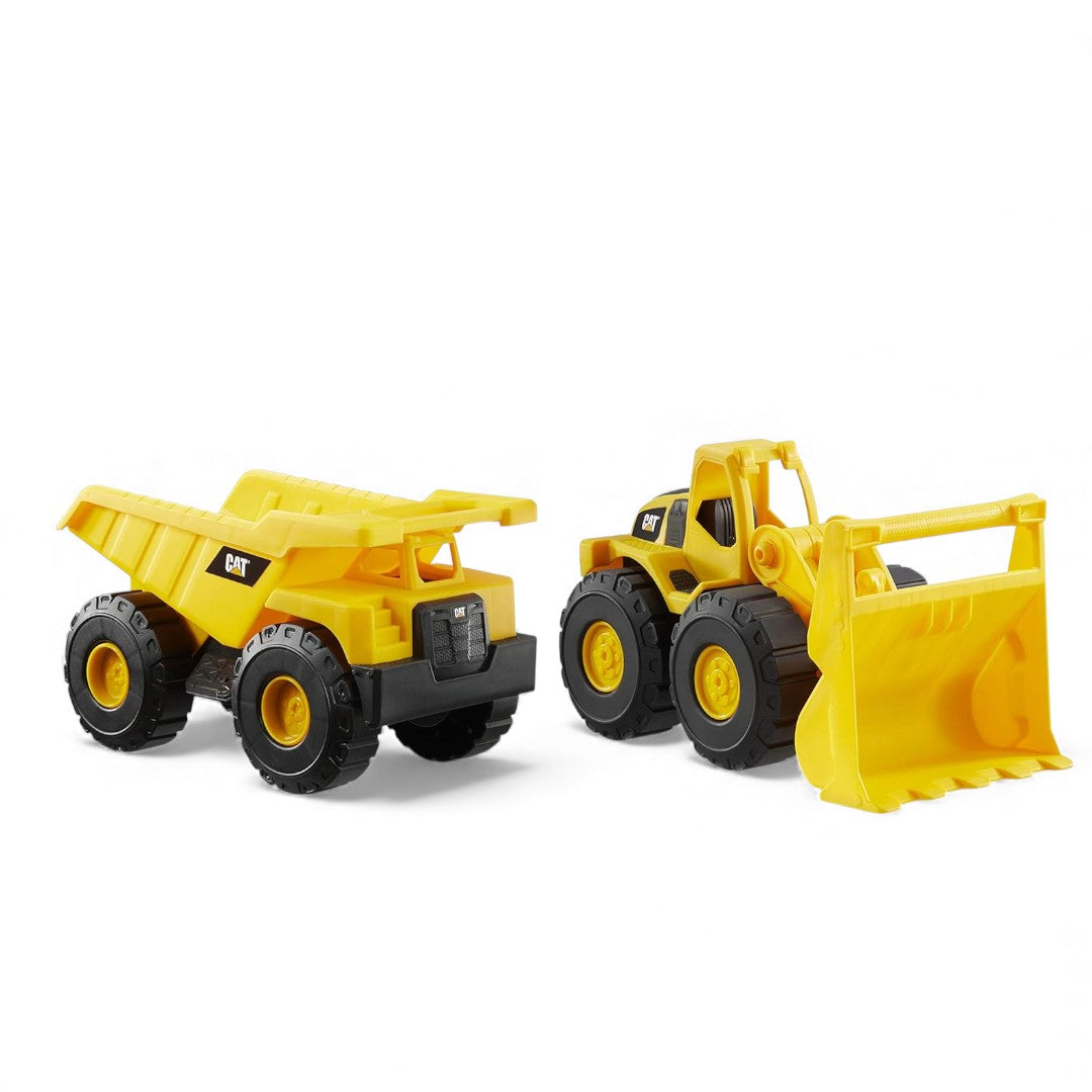 Cargador Frontal & Camión Minero Caterpillar 2 En 1 Para Niños