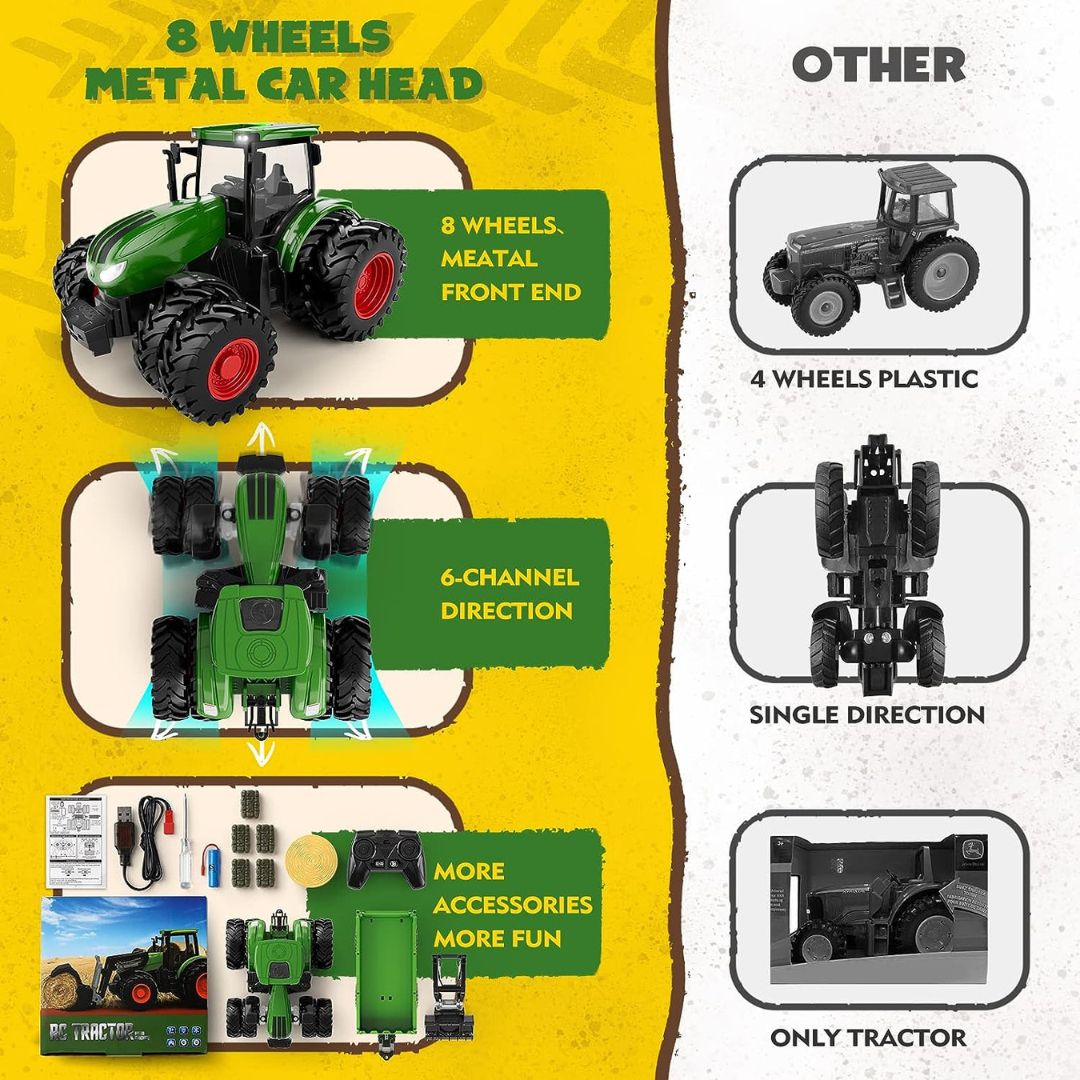 Tractor Agrícola & Remolque Control Remoto
