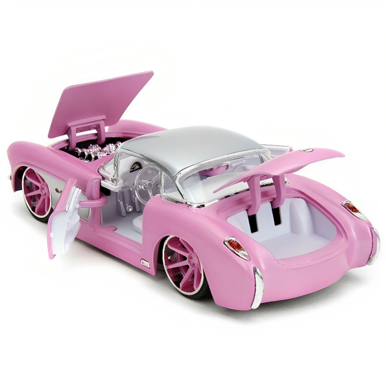 Auto Chevrolet Corvette 1957 Escala 1:24 (Modelo Descontinuado)