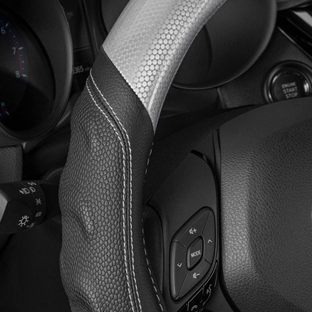 Funda Para Volante Ergonómica De Dos Tonos Tamaño Estándar