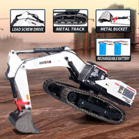 Thumbnail for Excavadora De Orugas Control Remoto Huina Escala 1:14