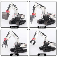 Thumbnail for Excavadora De Orugas Control Remoto Huina Escala 1:14