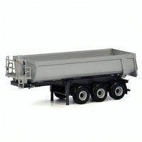 Thumbnail for Plataforma Tolva Half Pipe Tipper Tráiler 3 Axle Escala 1:50