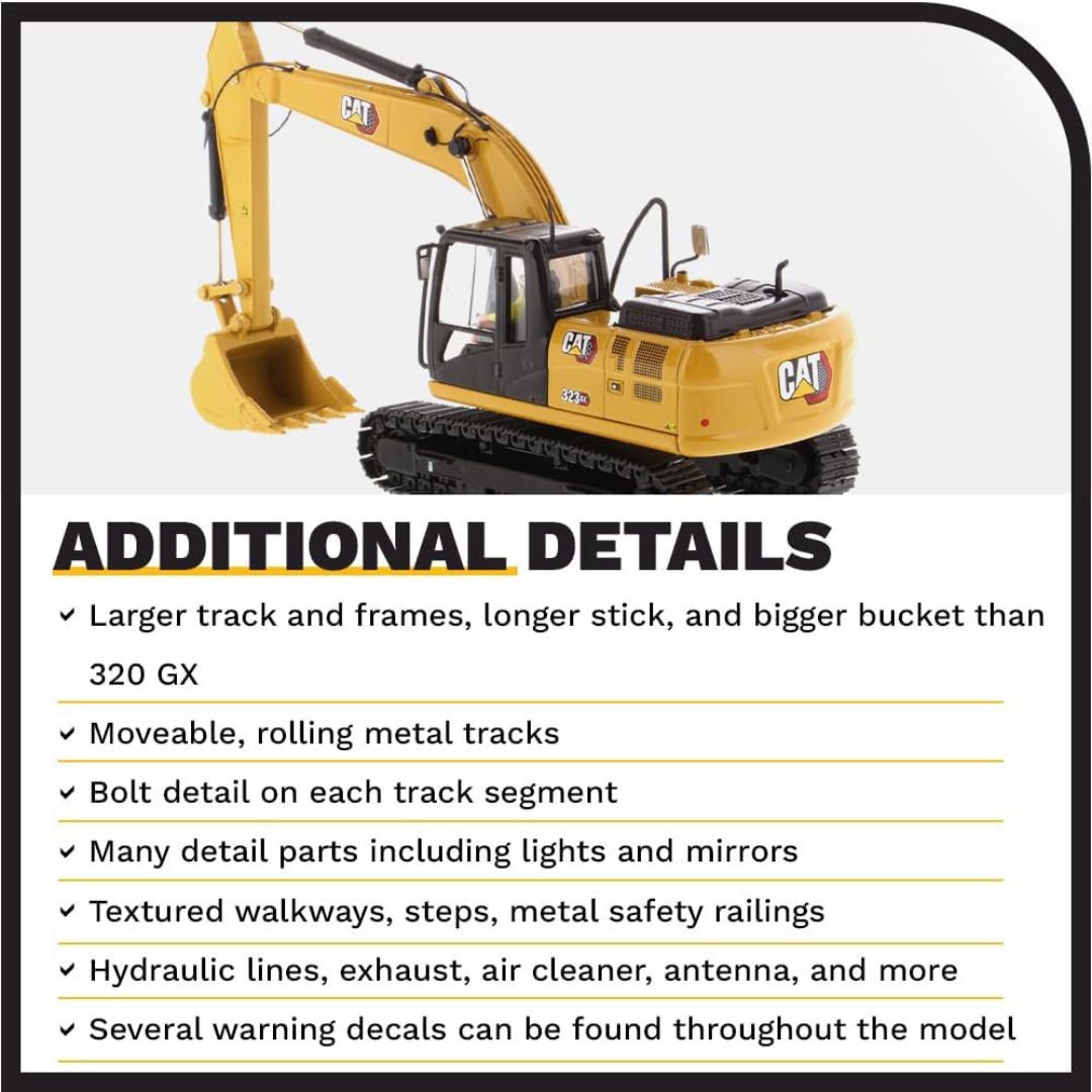 Excavadora Hidráulica  323 GX Escala 1:50