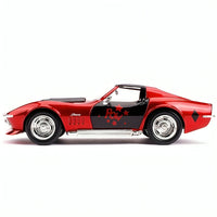 Thumbnail for Auto Corvette Stingray Año 1969 & Harley Quinn Escala 1:24
