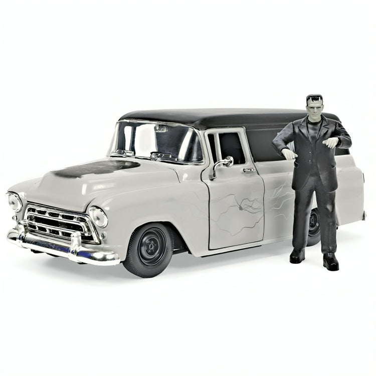 Auto Chevrolet Suburban Año 1957 & Frankenstein Escala 1:24