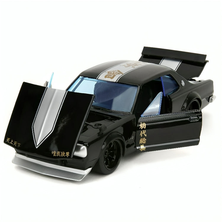Auto Nissan Skyline GT-R Año 1971 & Mikey De Tokyo Revengers Escala 1:24 (Modelo Descontinuado)