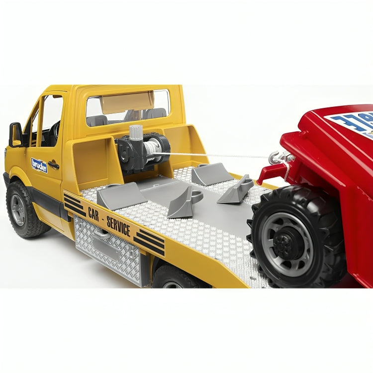 Camión De Servicio Mercedes Benz & Auto Jeep Escala 1:16