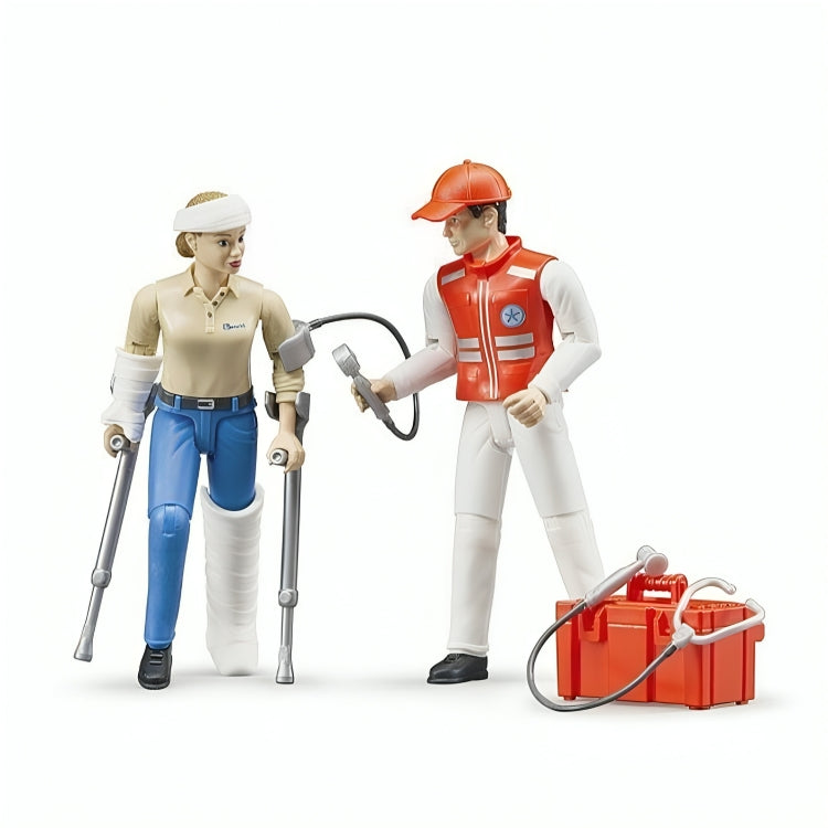 Set De Figuras Médico & Paciente Escala 1:16