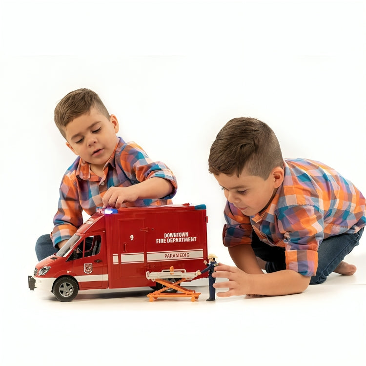 Auto De Bomberos Mercedes Benz & Conductor Escala 1:16