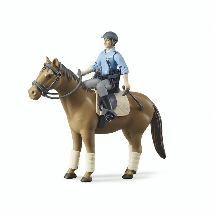 Set De Figuras Policía & Caballo Escala 1:16