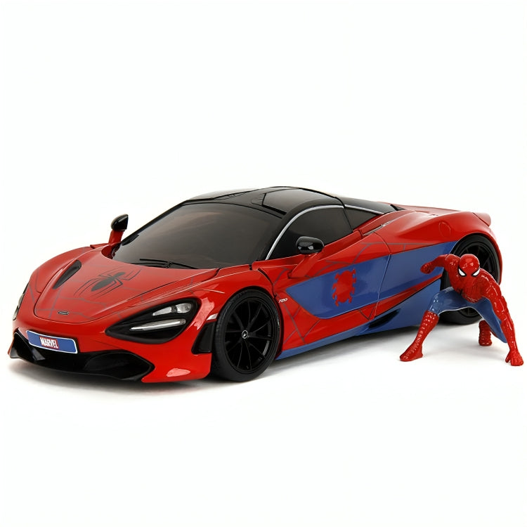 Auto McLaren 720S & Spiderman Escala 1:24