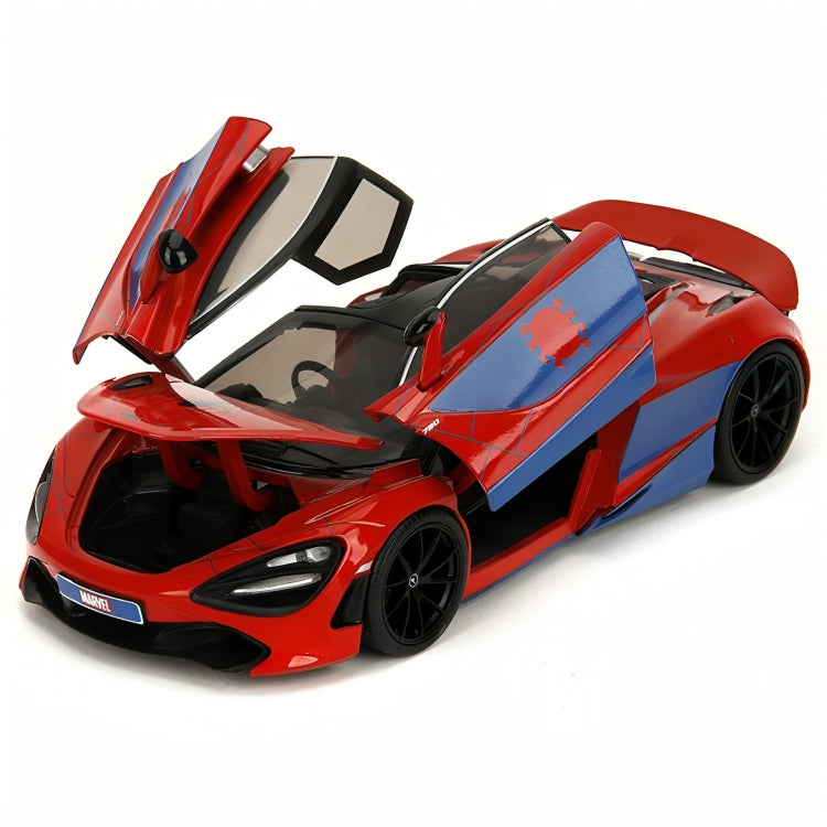 Auto McLaren 720S & Spiderman Escala 1:24