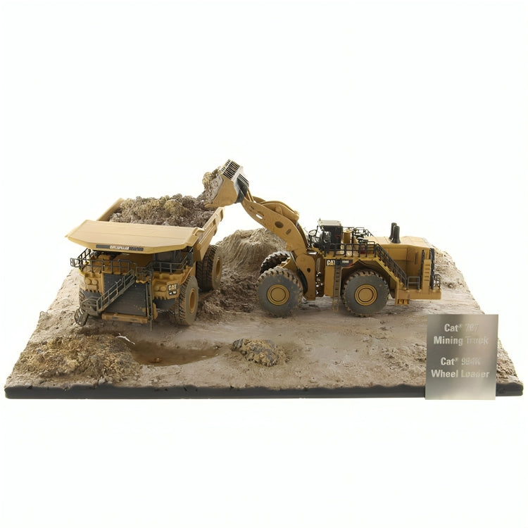 Camión Minero 797F & Cargador De Ruedas 994K Escala 1:125