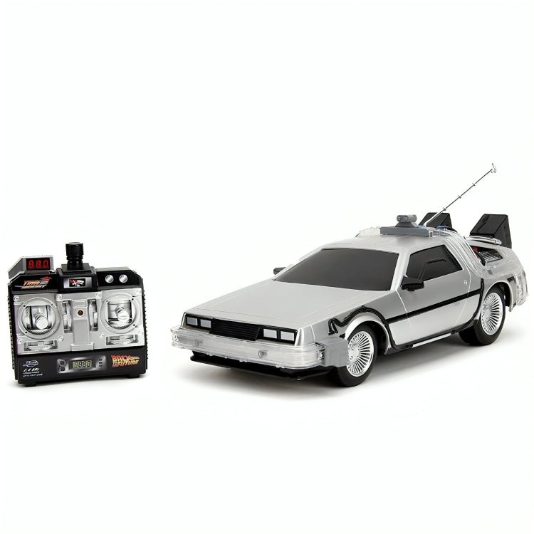 Auto DeLorean Time Machine A Control Remoto Volver Al Futuro (1985) Escala 1:16