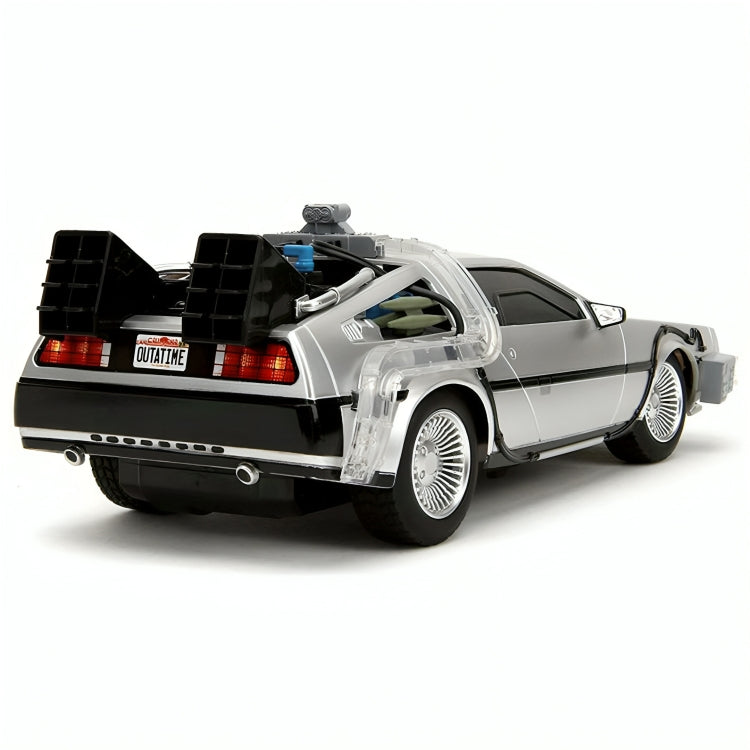Auto DeLorean Time Machine A Control Remoto Volver Al Futuro (1985) Escala 1:16