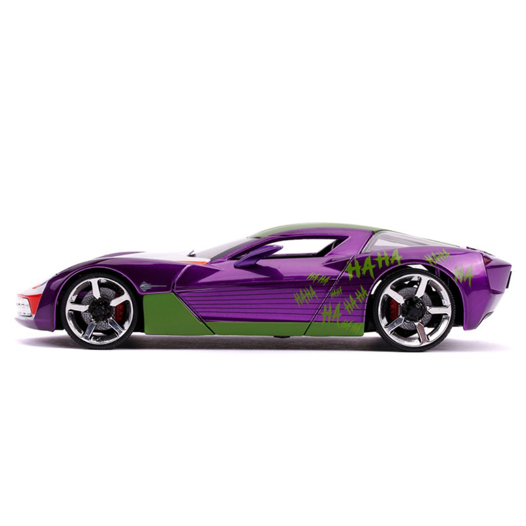 Auto Corvette Stingray Año 2009 & El Jocker Escala 1:24
