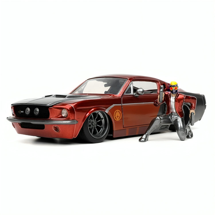 Auto Ford Mustang Shelby Año 1967 & Star Lord Escala 1:24 (Modelo Descontinuado)