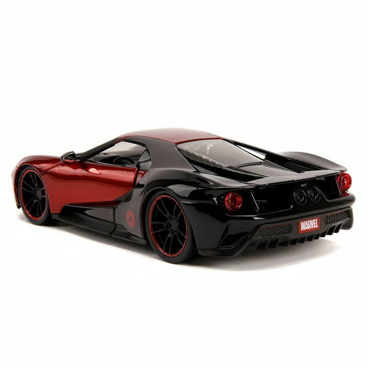 Auto Ford GT Año 2017 & Spiderman Miles Morales Escala 1:24