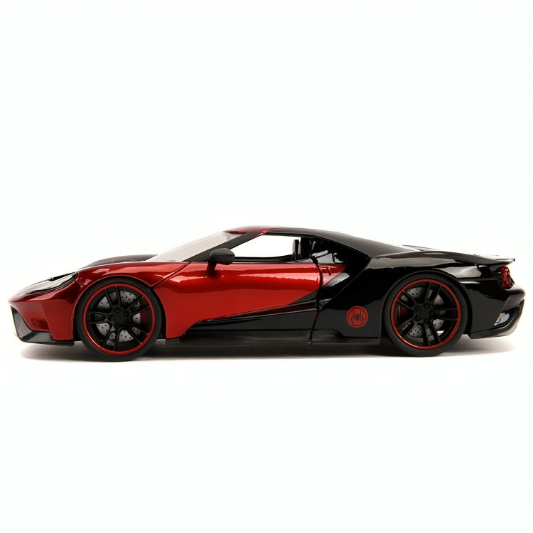 Auto Ford GT Año 2017 & Spiderman Miles Morales Escala 1:24