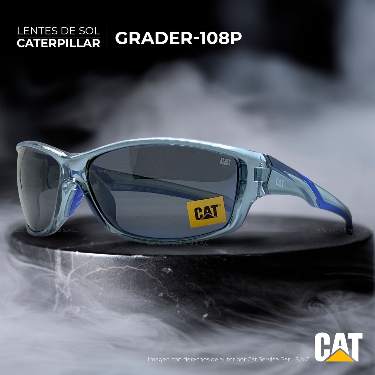 Lentes De Sol  Grader 108P Lunas Negras Polarizadas