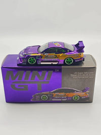 Thumbnail for Nissan S15 Silvia Super Silhouette #555 Drift Japan #576 1:64 Scale Exclusive Edition