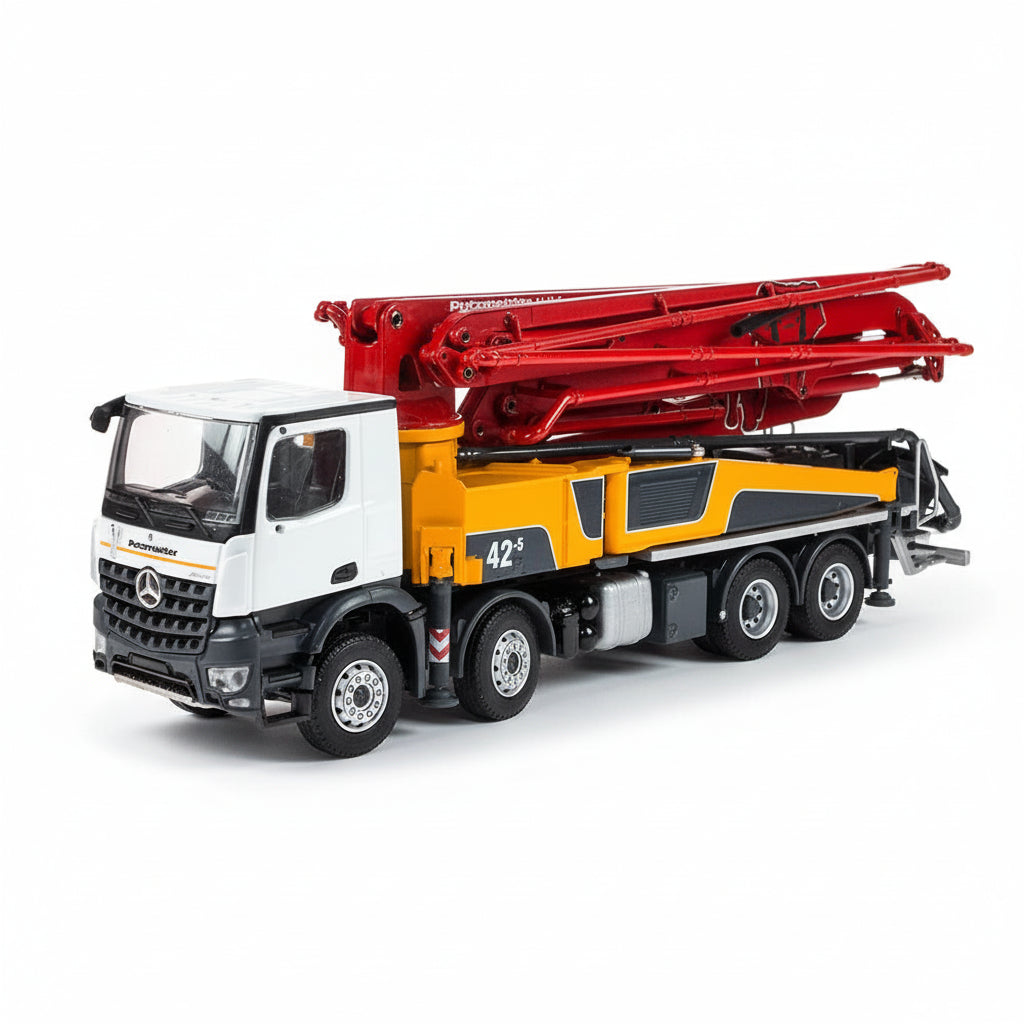 MAN 4X Concrete Pump with Putzmeister M42-5RZ Concrete Pump, Scale 1:50
