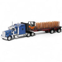 Thumbnail for Cama Baja Kenworth W900 & Montacargas Escala 1:32 (Pre - Venta)