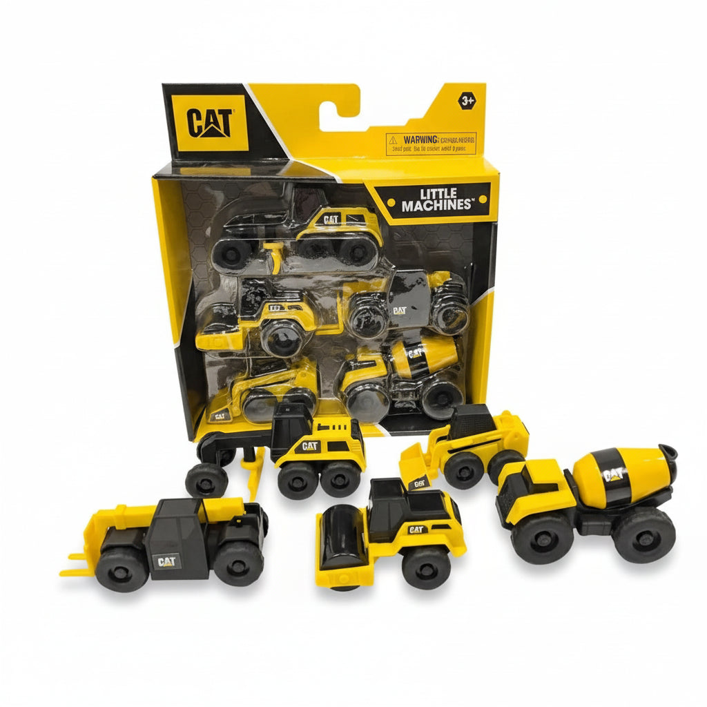 Set Maquinaria De Construcción Caterpillar Para Niños