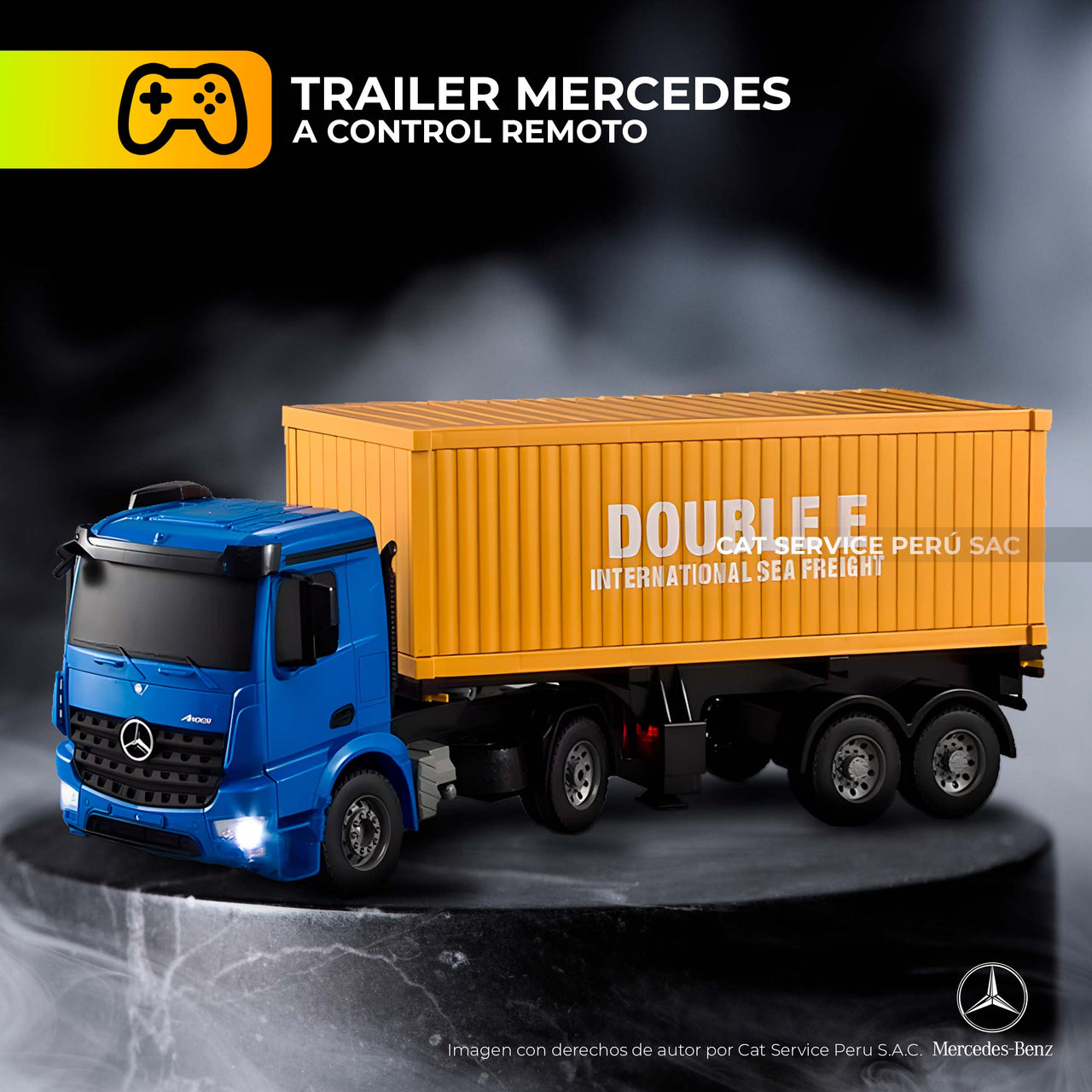 Camión Trailer Mercedes Control Escala 1:20