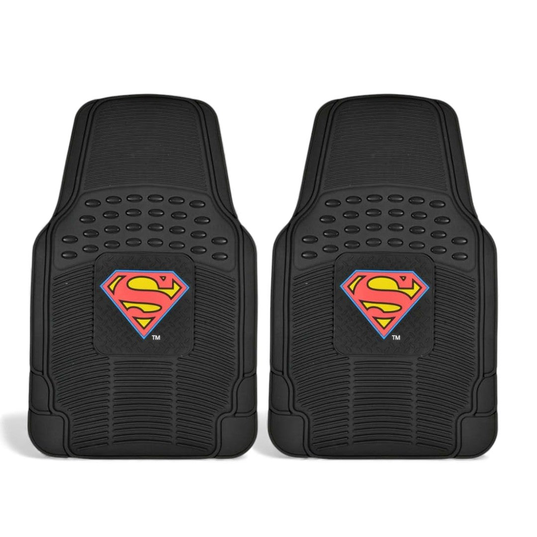 WBMT-1672 Tapetes Delanteros Superman De Alto Rendimiento Para Autos