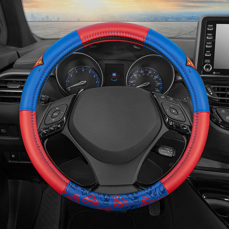 WBSW-1604 Funda Superman Para Volante Tamaño Universal
