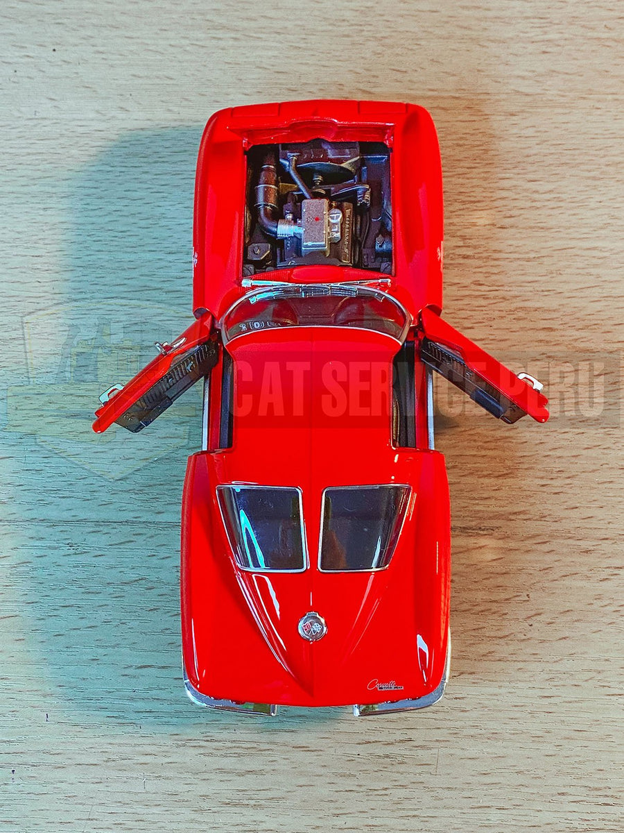 Auto Chevrolet 1963 Corvette Escala 1:24 (Modelo Descontinuado) - KATZER