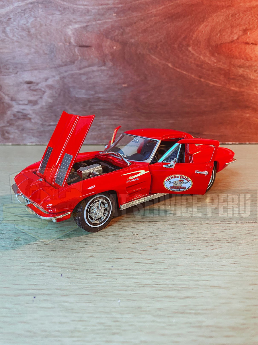 Auto Chevrolet 1963 Corvette Escala 1:24 (Modelo Descontinuado) - KATZER